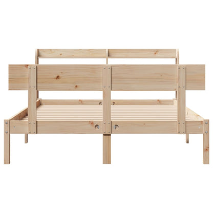 vidaXL Bed Frame without Mattress 160x200 cm Solid Wood Pine