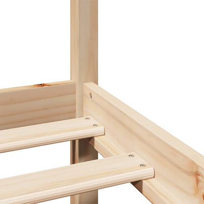 vidaXL Bed Frame with Headboard without Mattress 75x190 cm Small Single