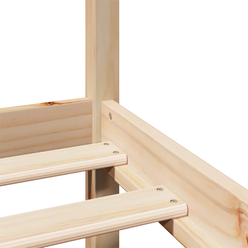 vidaXL Bed Frame with Headboard without Mattress 135x190 cm Double