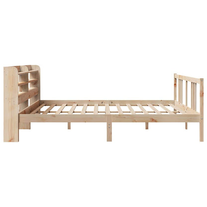 vidaXL Bed Frame with Headboard without Mattress 200x200 cm