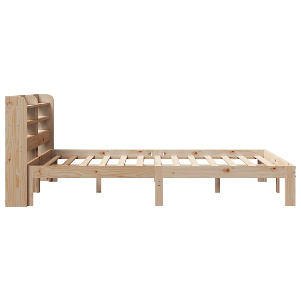 vidaXL Bed Frame with Headboard without Mattress 160x200 cm