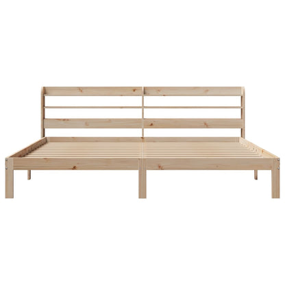 vidaXL Bed Frame with Headboard without Mattress 200x200 cm