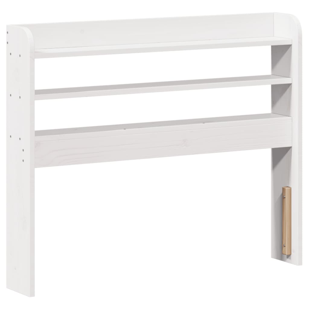 vidaXL Bed Frame with Headboard without Mattress White 90x190 cm