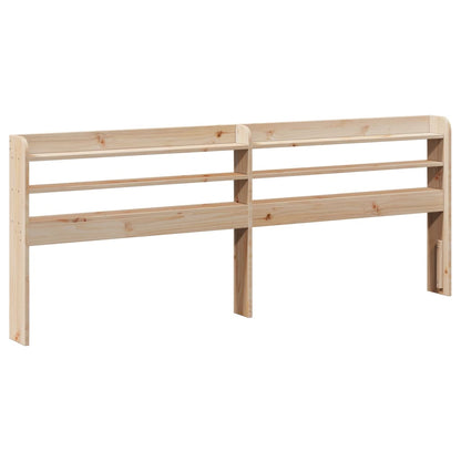 vidaXL Bed Frame | Untreated Pine | Solid Pine Wood | Super King | Bed Frame