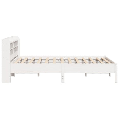vidaXL Bed Frame without Mattress White 160x200 cm Solid Wood Pine