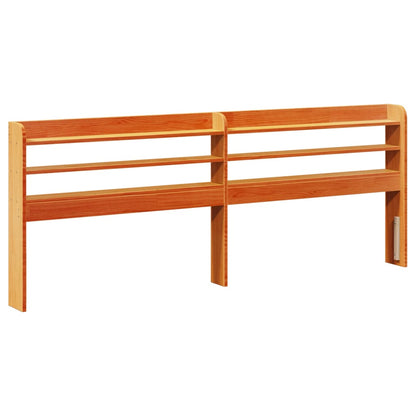 vidaXL Bed Frame without Mattress Wax Brown 160x200 cm Solid Wood Pine