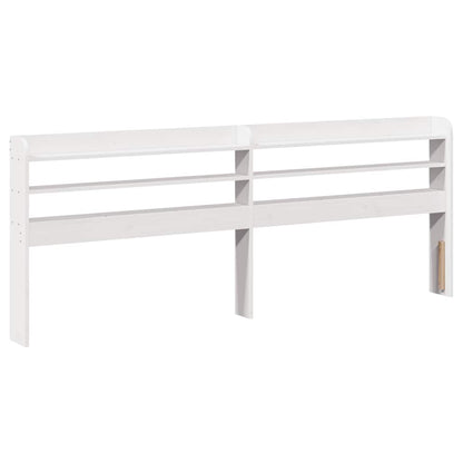 vidaXL Bed Frame without Mattress White 140x200 cm Solid Wood Pine