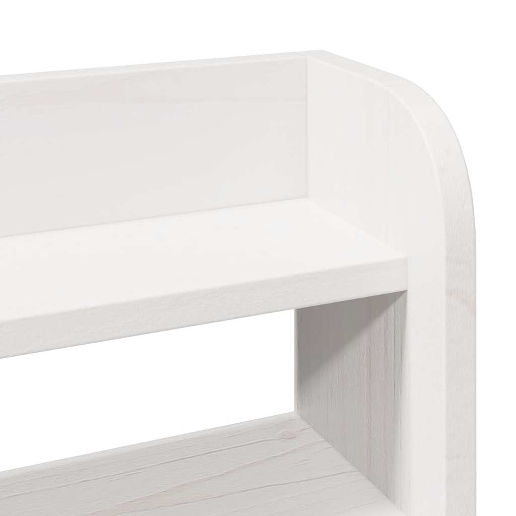 vidaXL Bed Frame without Mattress White 140x200 cm Solid Wood Pine