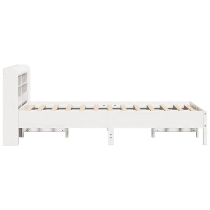 vidaXL Bed Frame without Mattress White 120x200 cm Solid Wood Pine