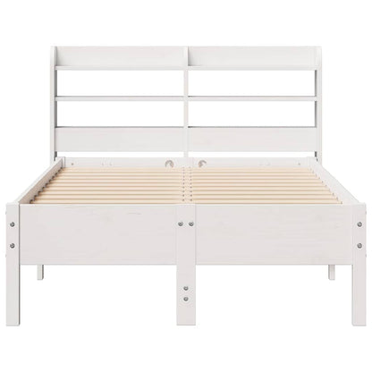 vidaXL Bed Frame without Mattress White 100x200 cm Solid Wood Pine