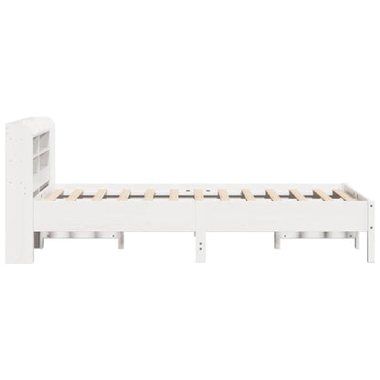 vidaXL Bed Frame without Mattress White 100x200 cm Solid Wood Pine