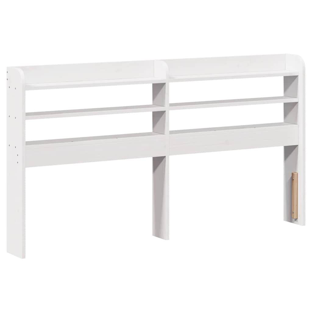 vidaXL Bed Frame without Mattress White 100x200 cm Solid Wood Pine