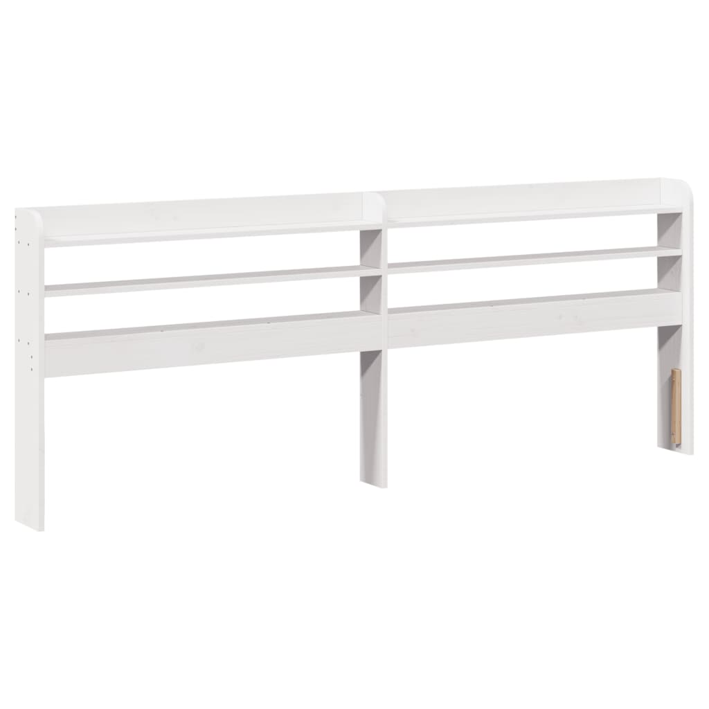 vidaXL Bed Frame without Mattress White 140x190 cm Solid Wood Pine