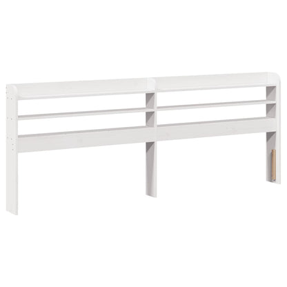 vidaXL Bed Frame without Mattress White 140x190 cm Solid Wood Pine