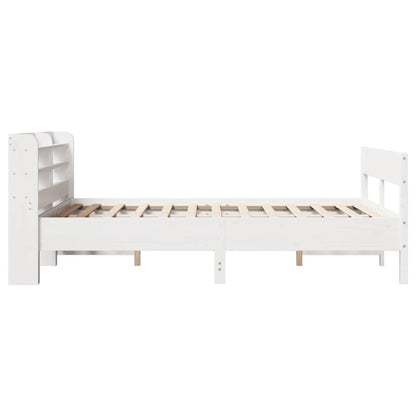 vidaXL Bed Frame without Mattress White 160x200 cm Solid Wood Pine
