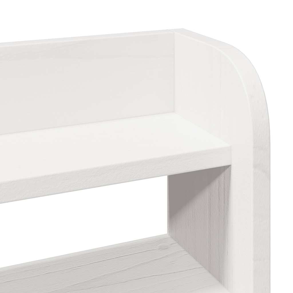 vidaXL Bed Frame without Mattress White 120x190 cm Small Double Solid Wood Pine