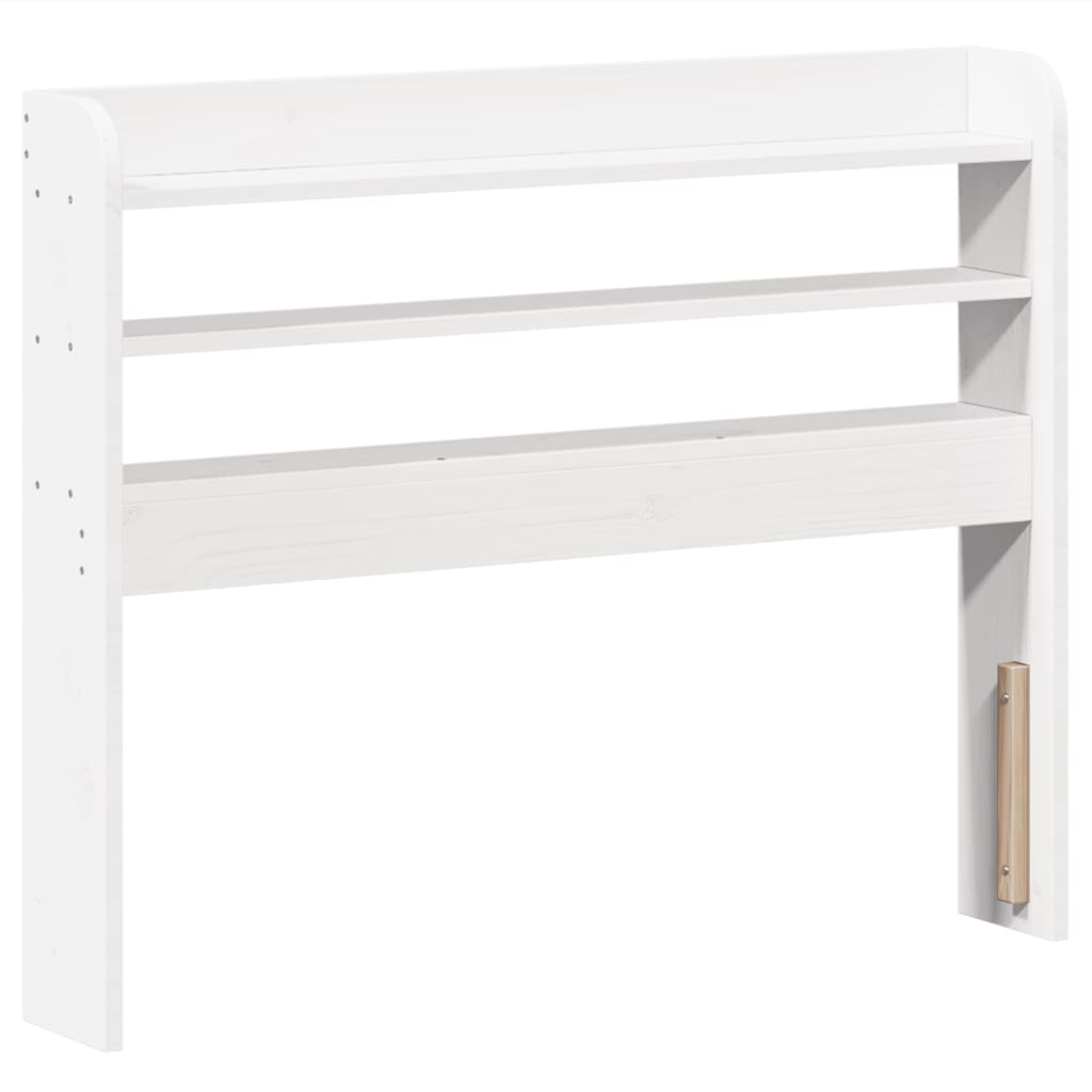 vidaXL Bed Frame without Mattress White 90x190 cm Single Solid Wood Pine