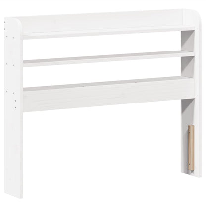 vidaXL Bed Frame without Mattress White 90x190 cm Single Solid Wood Pine