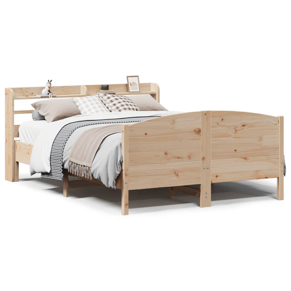 vidaXL Bed Frame without Mattress 160x200 cm Solid Wood Pine