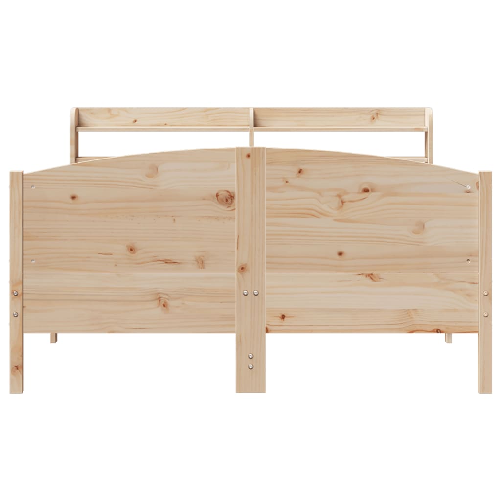 vidaXL Bed Frame without Mattress 160x200 cm Solid Wood Pine