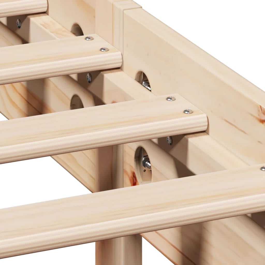 vidaXL Bed Frame without Mattress 160x200 cm Solid Wood Pine