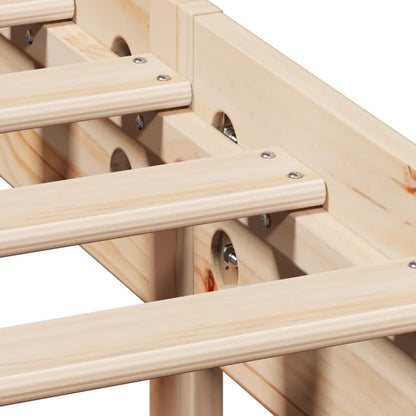 vidaXL Bed Frame without Mattress 160x200 cm Solid Wood Pine