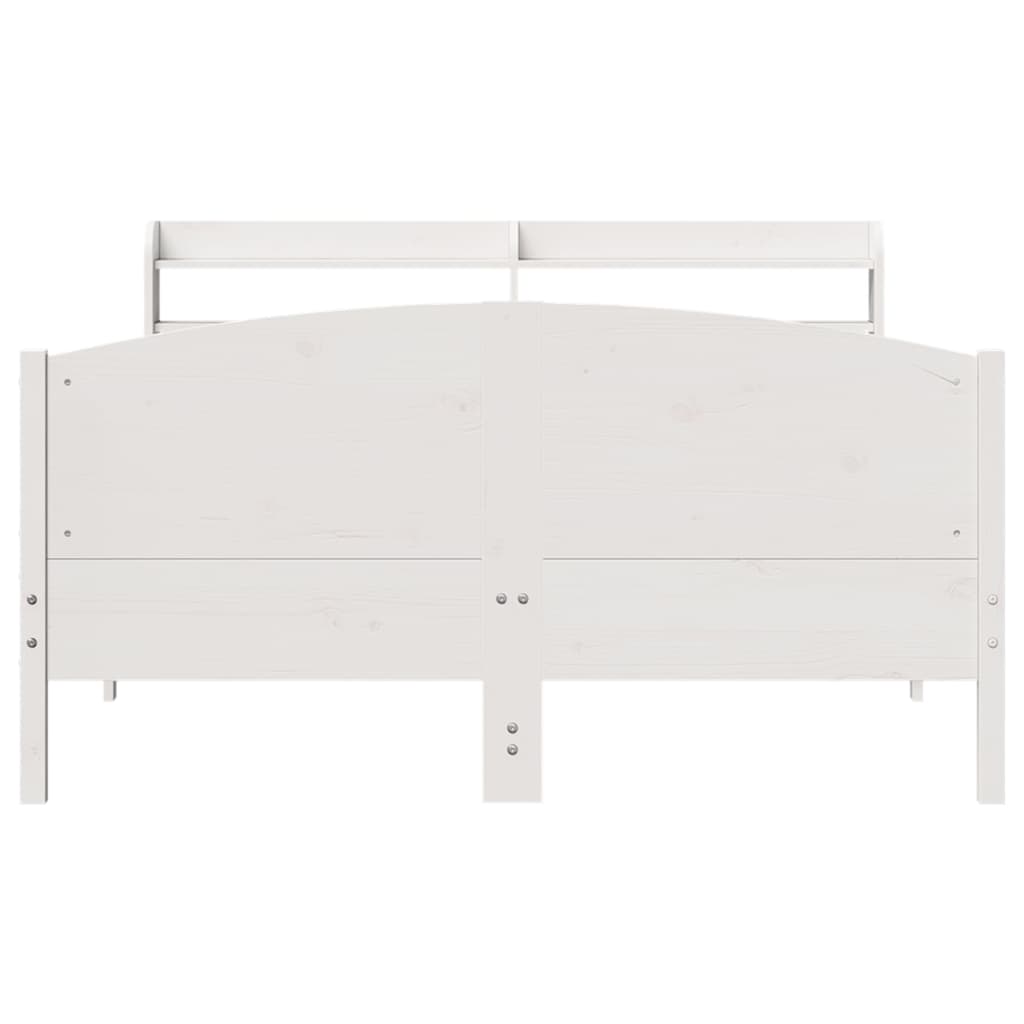 vidaXL Bed Frame without Mattress White 160x200 cm Solid Wood Pine