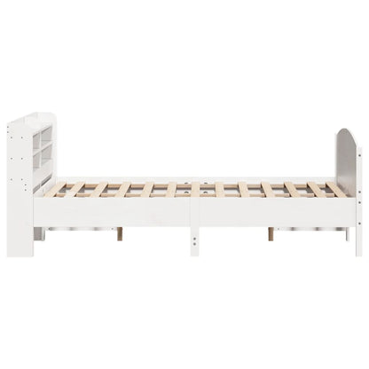 vidaXL Bed Frame without Mattress White 160x200 cm Solid Wood Pine