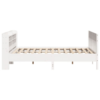 vidaXL Bed Frame without Mattress White 180x200 cm Super King Solid Wood Pine