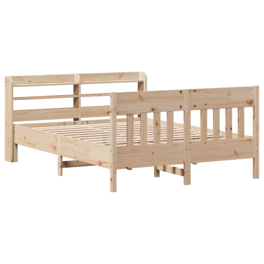 vidaXL Bed Frame without Mattress 160x200 cm Solid Wood Pine