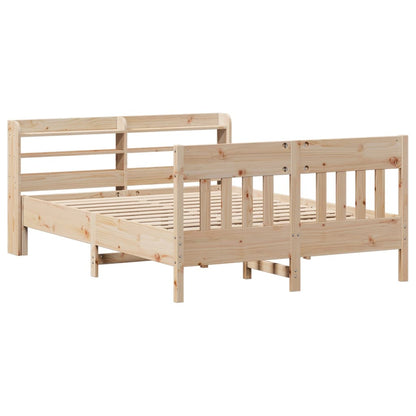 vidaXL Bed Frame without Mattress 160x200 cm Solid Wood Pine