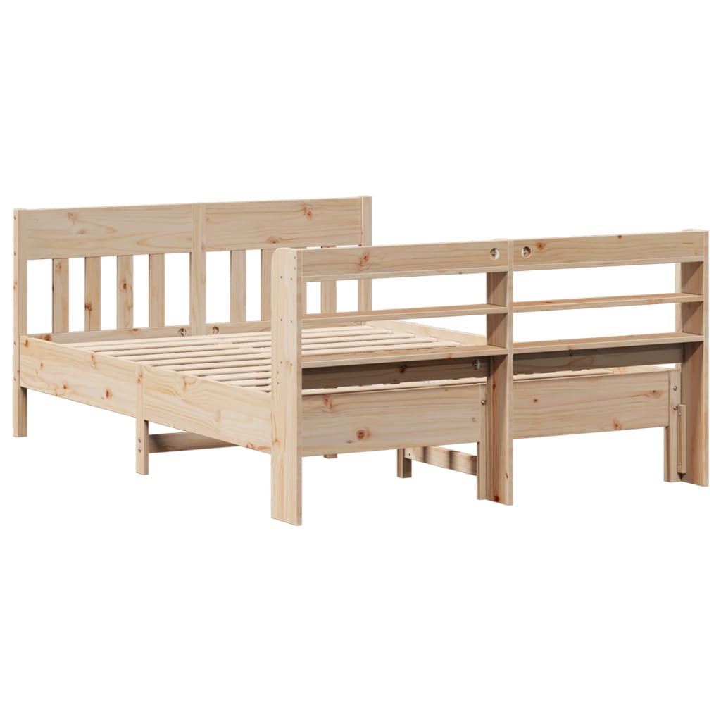 vidaXL Bed Frame without Mattress 160x200 cm Solid Wood Pine