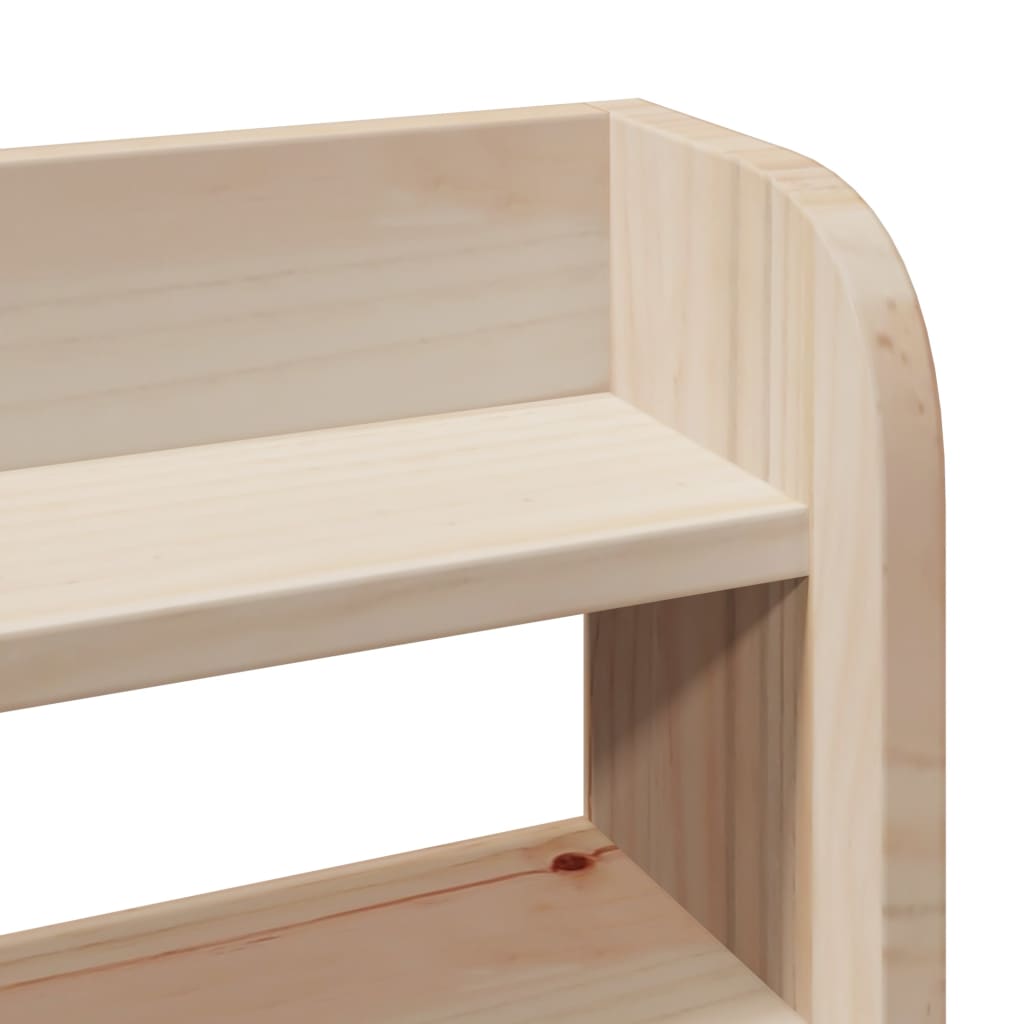 vidaXL Bed Frame with Headboard 150x200 cm King Size Solid Wood Pine