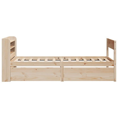 vidaXL Bed Frame without Mattress 90x200 cm Solid Wood Pine