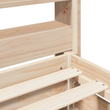 vidaXL Bed Frame without Mattress 90x200 cm Solid Wood Pine