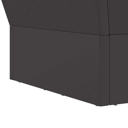 vidaXL Fire Pit Black 40 x 40 x 35 cm Steel