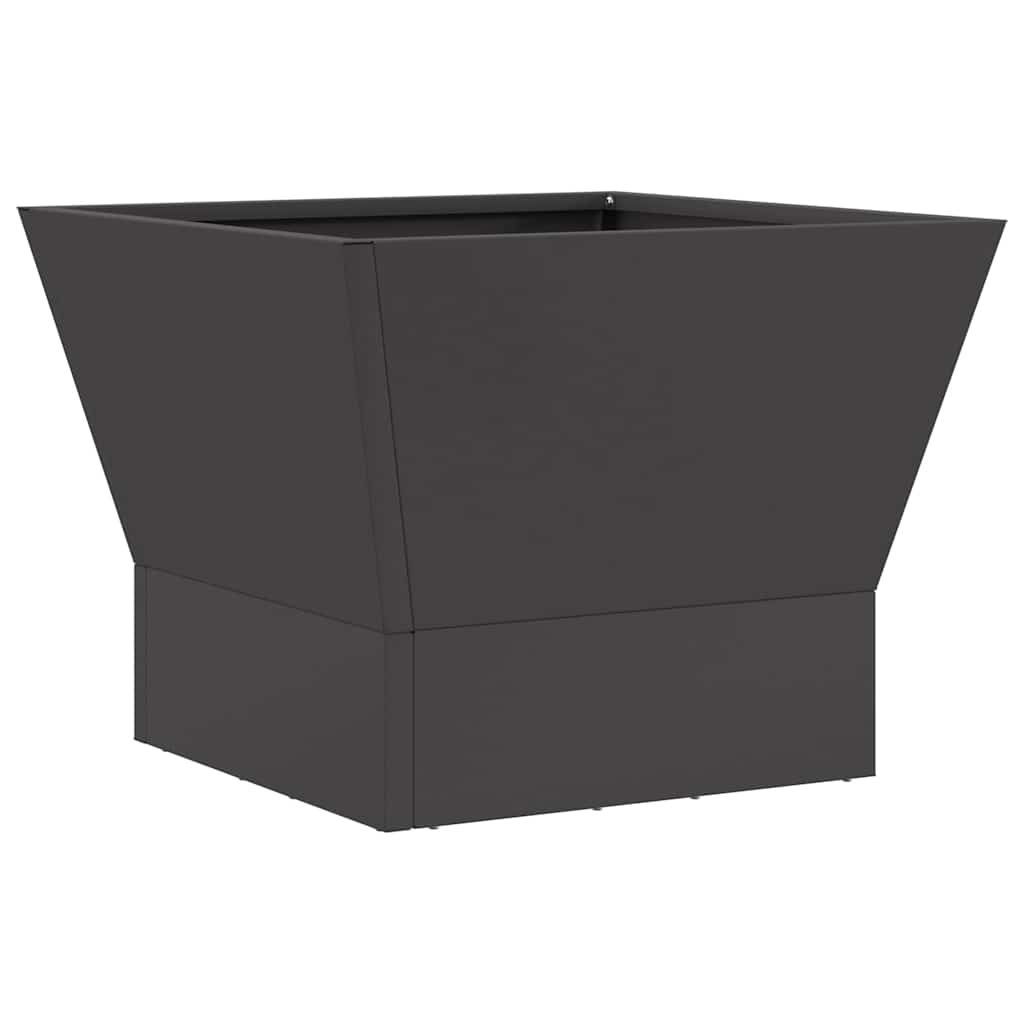 vidaXL Fire Pit Black 40 x 40 x 35 cm Steel