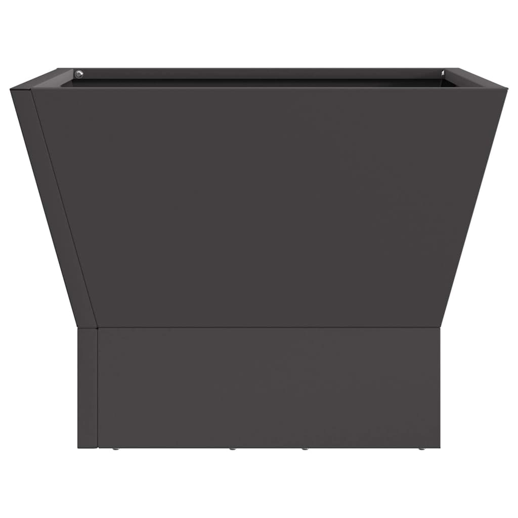 vidaXL Fire Pit Black 40 x 40 x 35 cm Steel