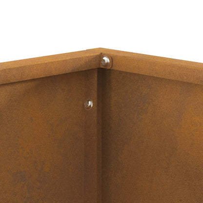 vidaXL Fire Pit Brown 40 x 40 x 35 cm Steel