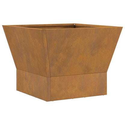 vidaXL Fire Pit Brown 40 x 40 x 35 cm Steel
