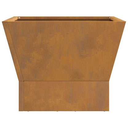vidaXL Fire Pit Brown 40 x 40 x 35 cm Steel