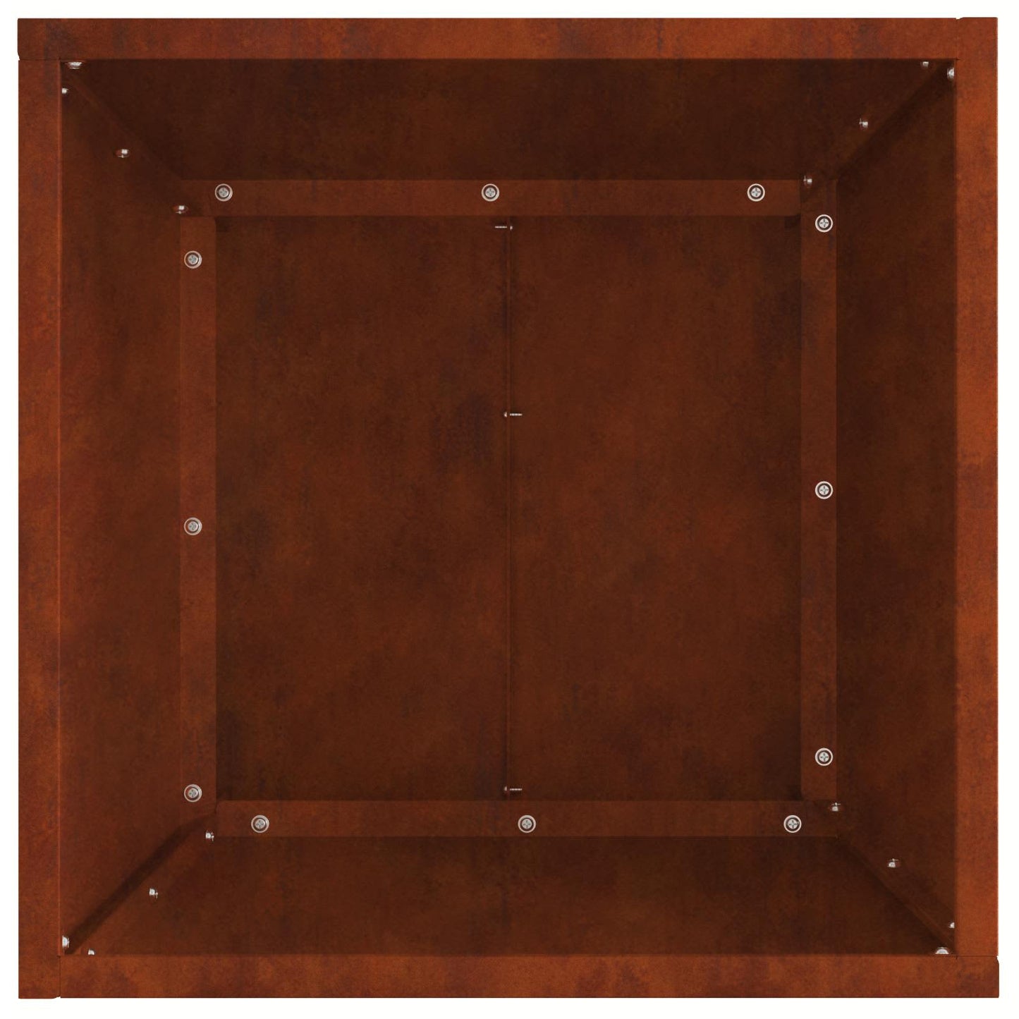 vidaXL Fire Pit Brown 40 x 40 x 35 cm Weathering Steel