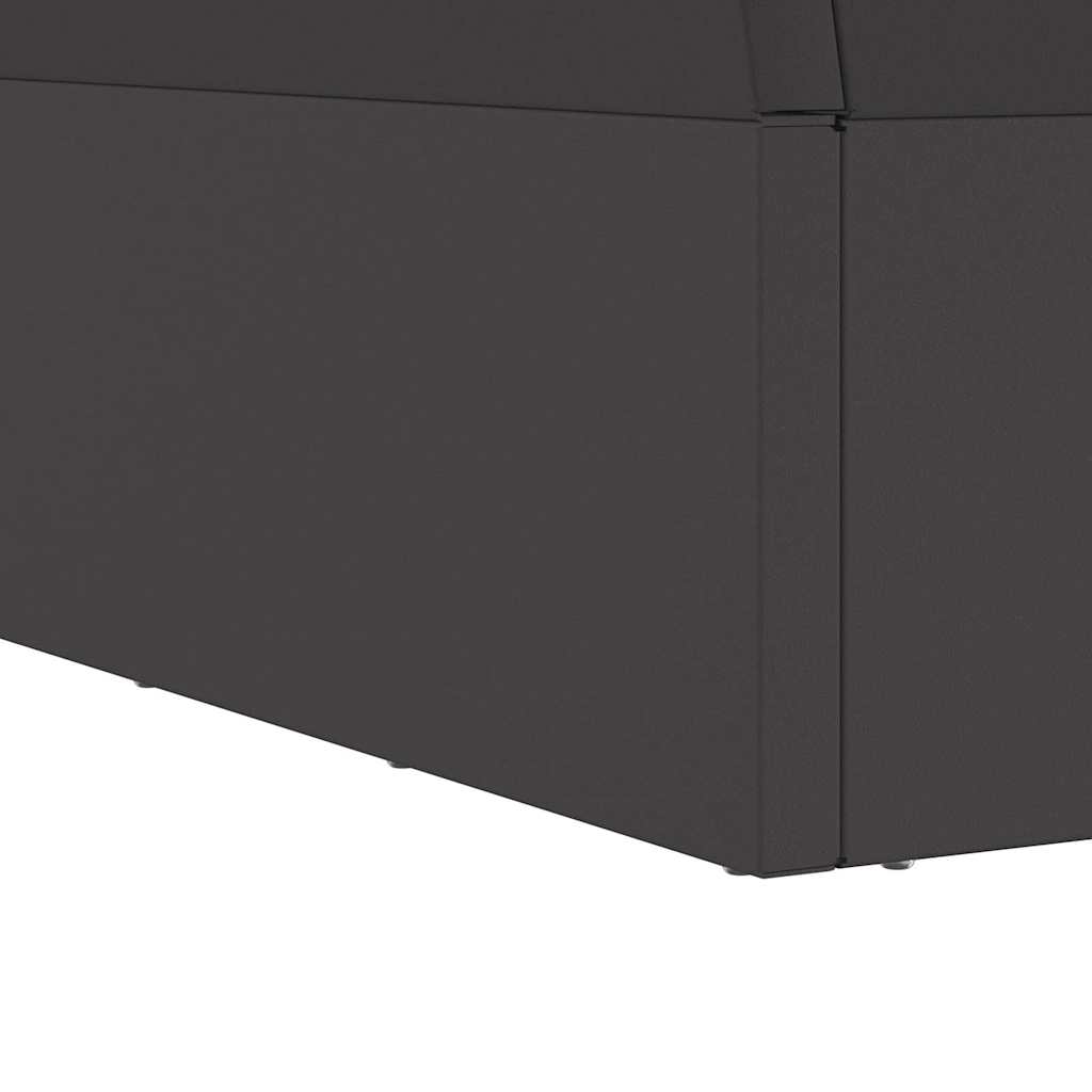 vidaXL Fire Pit Black 60 x 60 x 35 cm Steel