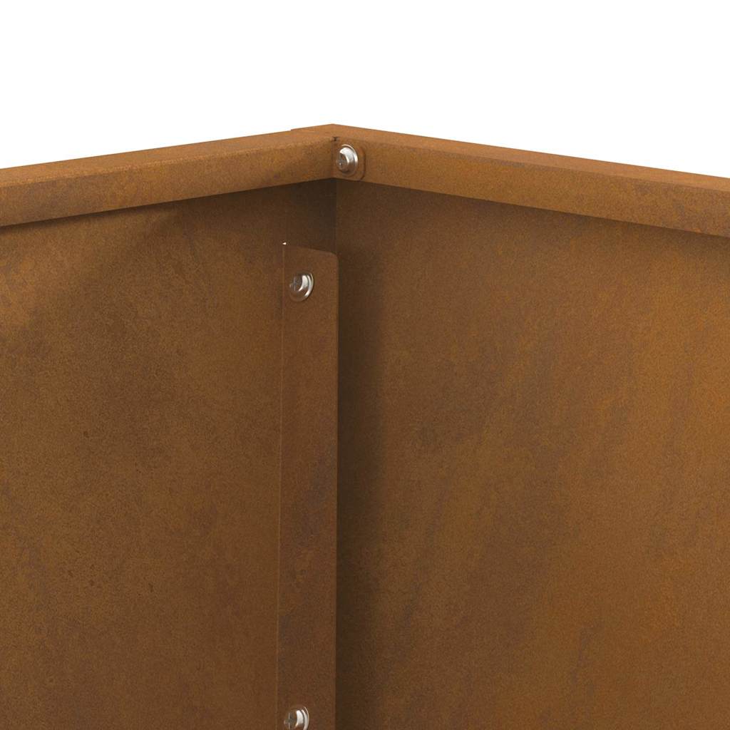 vidaXL Fire Pit Black 60 x 60 x 35 cm Steel