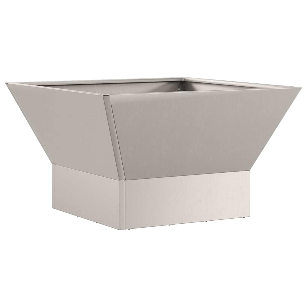 vidaXL Fire Pit Brown 60 x 60 x 35 cm Weathering Steel