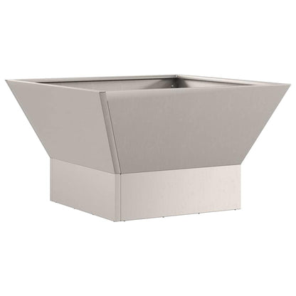 vidaXL Fire Pit Brown 60 x 60 x 35 cm Weathering Steel