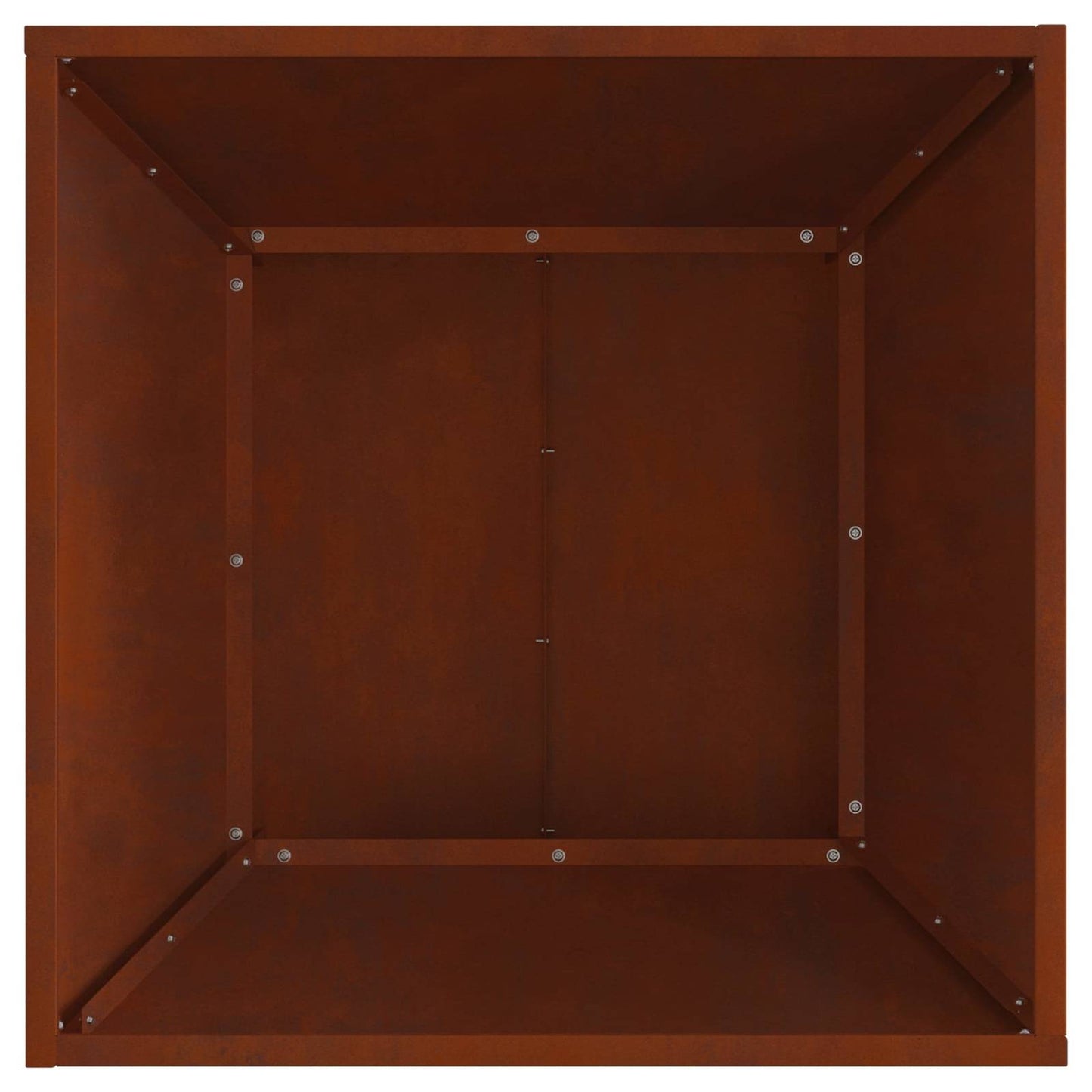 vidaXL Fire Pit Brown 60 x 60 x 35 cm Weathering Steel