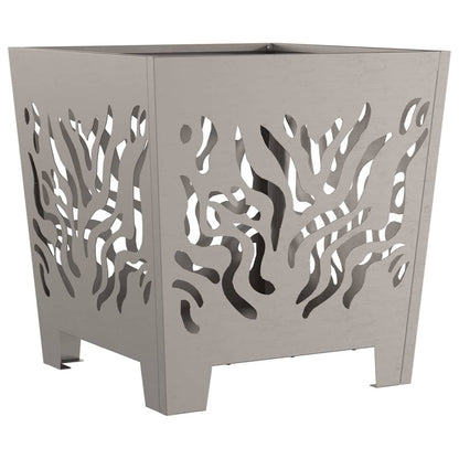 vidaXL Fire Pit Brown 40 x 40 x 40 cm Weathering steel