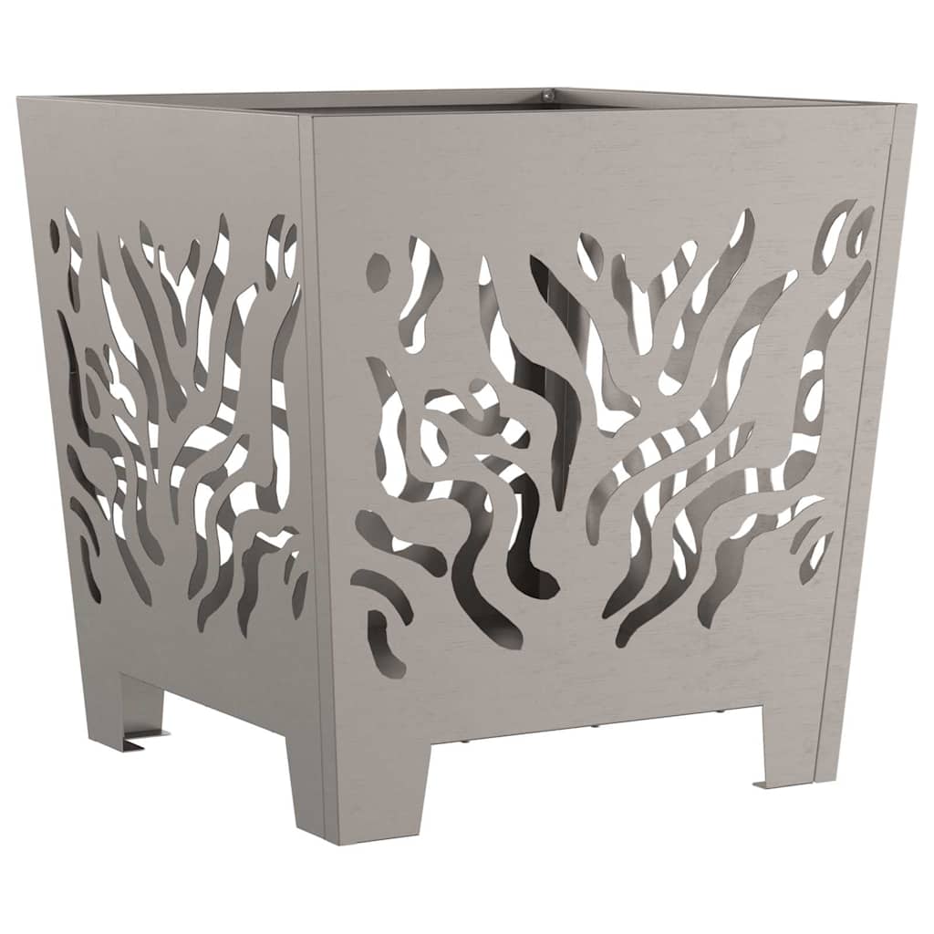 vidaXL Fire Pit Brown 40 x 40 x 40 cm Weathering steel