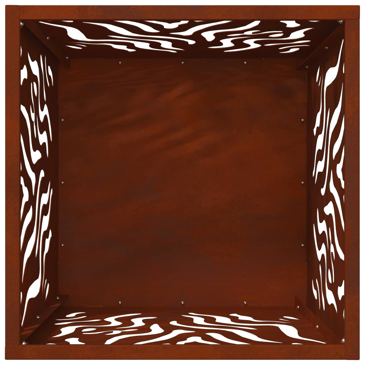 vidaXL Fire Pit Brown 40 x 40 x 40 cm Weathering steel